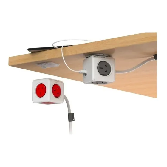 Prolongador Eléctrico 4 Tomas 220v Y 2 Usb Power Cube 1,5mt