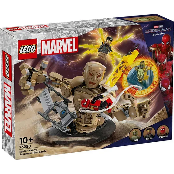 Lego Spiderman Vs. Sandman: Batalla Final Super Heroes 76280