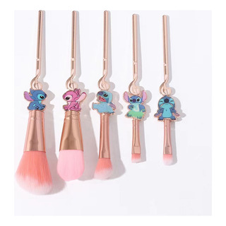 Jk Pinceles De Maquillaje Lilo And Stitch, Paquete De 5, A Jk Pinceles De Maquillaje Lilo And Stitch, Paquete De 5, A