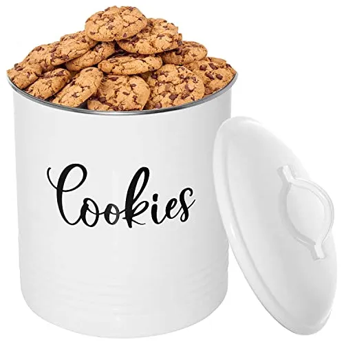 Home Acres Designs Farmhouse Cookie Jar - Bote Rústico...