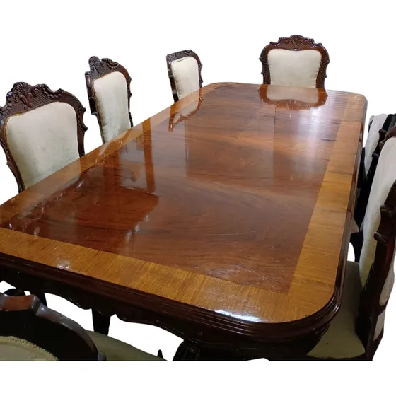 Comedor Estilo Luis Xv De Cedro