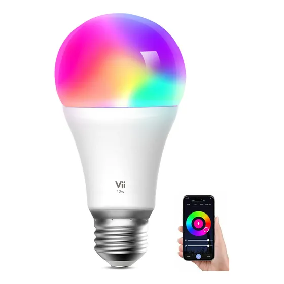 Bombilla Inteligente Wifi 12w Alexa Google Home Control Voz