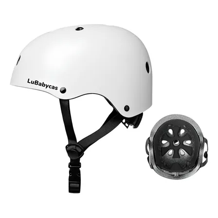 Casco Infantil Bicicleta Regulable Fantasy Blanco Lubabycas Talla Infantil Único Ajustable