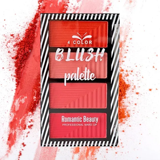 Paleta De Rubor Blush Palette Romantic Beauty