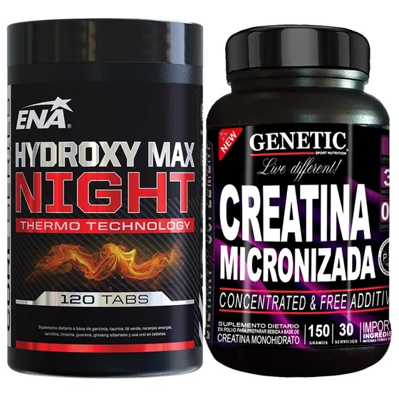 Definición Quemador Hydroxy Max Creatina Micronizada Genetic
