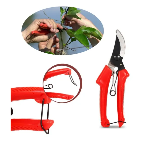 Alicate Tesoura Podadora Corte Para Jardinagem Profissional