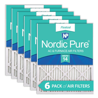 Nordic Pure 24x24x1 Merv 10. Filtros Plisados Para Aire Acon Nordic Pure 24x24x1 Merv 10. Filtros Plisados Para Aire Acon
