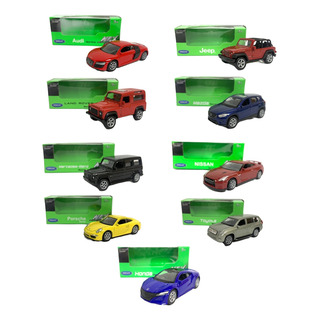 Set De 9 Autos De Coleccion Welly Escala 1:64 Set De 9 Autos De Coleccion Welly Escala 1:64