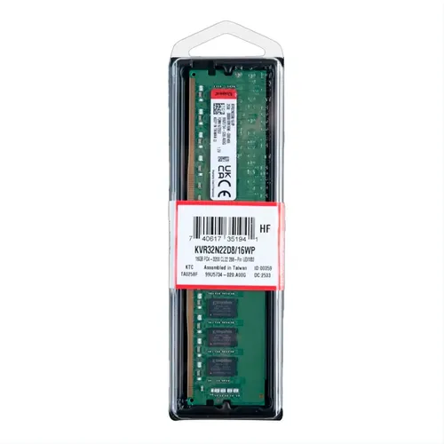 Memoria ValueRAM 8G DDR4 Kingston KVR24N17S8/8 2400Mhz CL17 1,2V