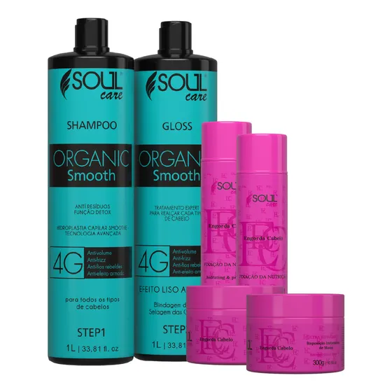 Progressiva Sem Formol Selagem Orgânica + 2 Kits