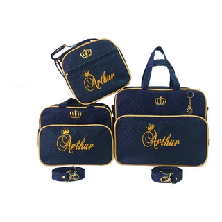 Kit Bolsa SaĂda Maternidade Personalizada BebĂȘ Sem Juros Kit Bolsa SaĂda Maternidade Personalizada BebĂȘ Sem Juros