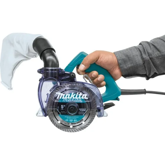 Sierra para mármol con colector de polvo Makita 220V, 5 pulgadas, 1450 W - 4100 kb