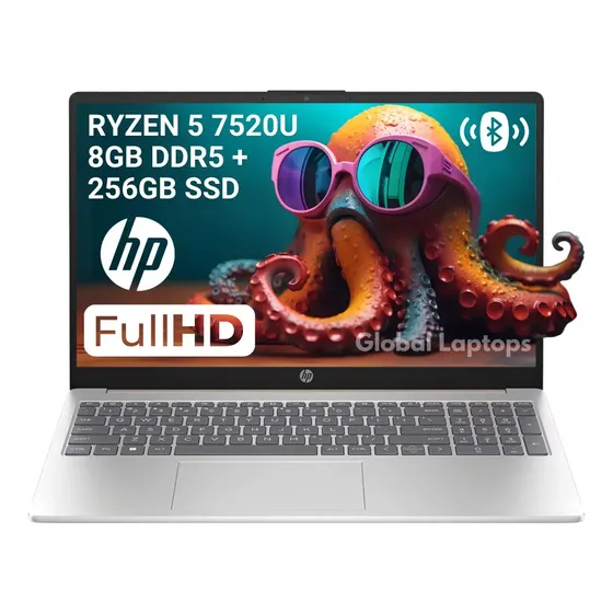 Laptop Hp 15,6 Ryzen 5 256g Ssd 8gb Ram Fhd 1920 X 1080