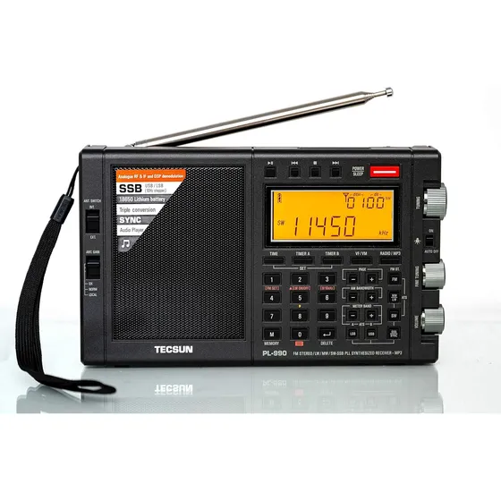 Tecsun Pl990 Digital Worldband Am/fm De Ondas Curtas R...