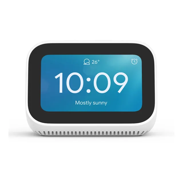 Parlante inteligente Xiaomi Mi Smart Clock X04G con asistente virtual Google Assistant pantalla integrada de 3.97" blanco