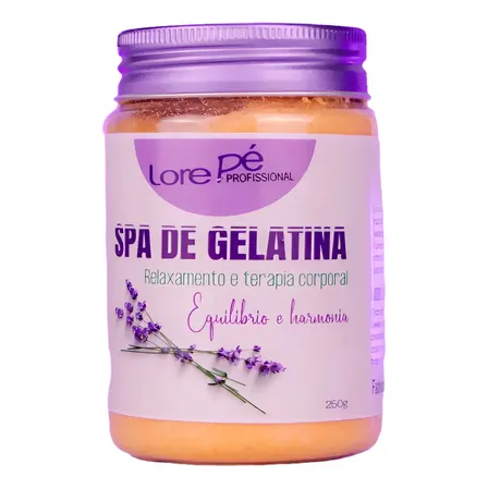 Lore Pé Jelly Spa De Gelatina Escalda Pés Relaxante 250g