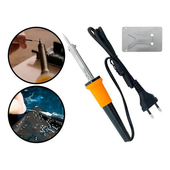 Soldador Estanho Profissional Ferro De Soldar 127v