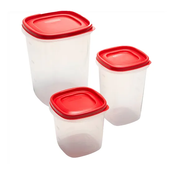 Envases 6 Piezas Largos Varios Tamaños Easy Rubbermaid