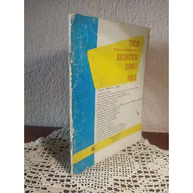 Tablas Y Fórmulas Fundamentales De Matemáticas Química 