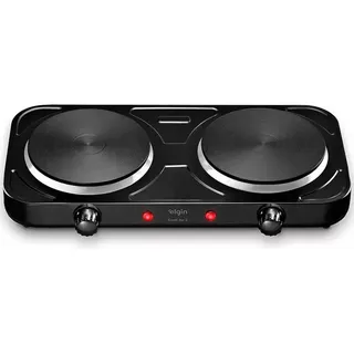 Fogão Eletrico Cooktop Portátil de Mesa Elgin 2 Bocas 2000w