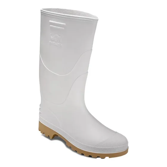 Bota Pvc Hule Con Forro De Poliester Antibacterial Seguridad