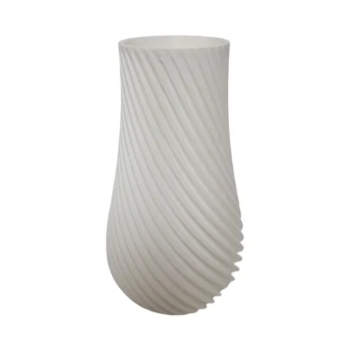 Florero Centro De Mesa Decorativo Moderno Geometrico Espiral