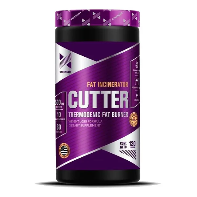 Cutter 120 Caps Xtrenght Nutrition Quemador Termogenico