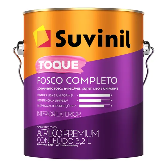 Tinta P/ Parede 3,2l Suvinil Fosco Completo Escolha Sua Cor