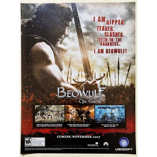 Anuncio Vintage Original Beowulf: The Game - Ps3 360 Psp Pc