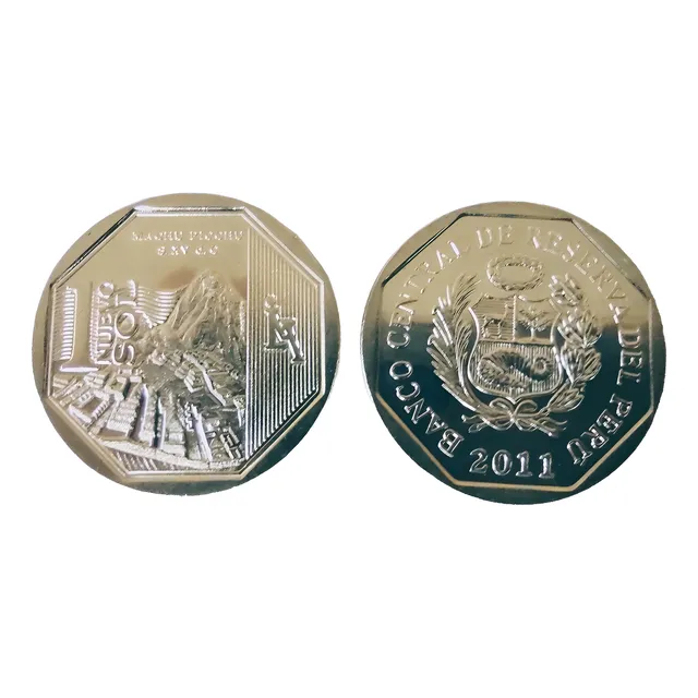 Moneda Machu Picchu Un 1 Nuevo Sol Coleccion Peru 2011