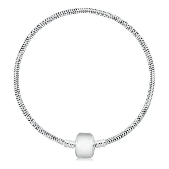 Pulseira Prata 925 Compatível Berloques Pan Viva Encantada J