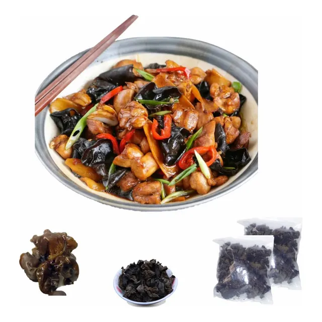 Pack Hongos Chinos 200gr Wen Yi Wanji Ear Wood Mushroom