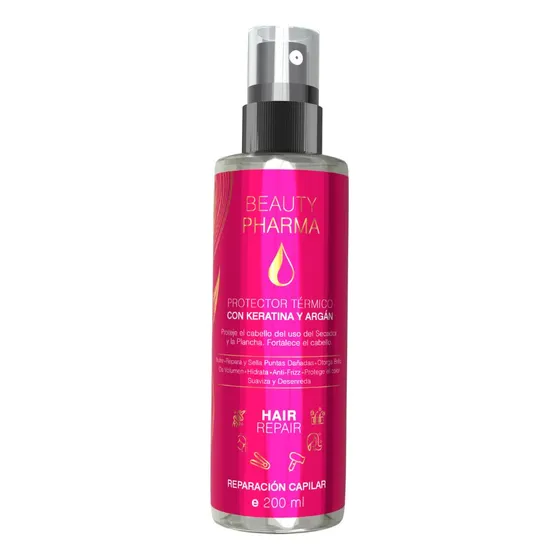 Protector Termico Beauty Pharma Argan Y Keratina 200 Ml