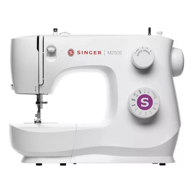 Máquina De Costura Singer M2505 Portátil Reta 10 Pontos 220v Branco