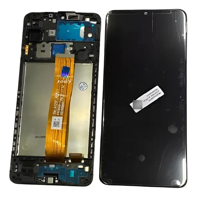 Tela Frontal Display Touch Compatível A12 A125 C/aro Oled
