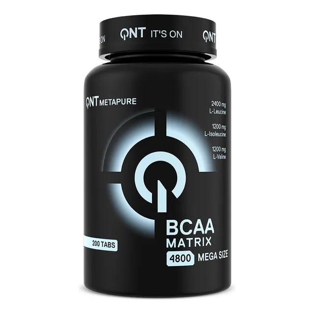 Matrix Bcaa Aminoacidos 4800 Mega Size 200 Comprimidos Qnt