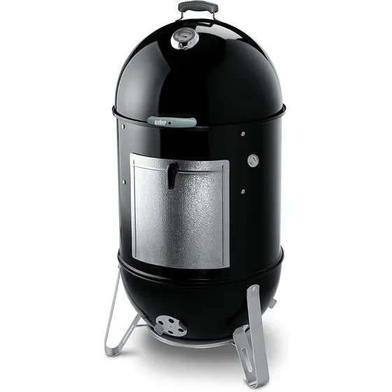 Weber 711001 Horno Ahumador Asador A Carbón Leña 22 Pulgada 