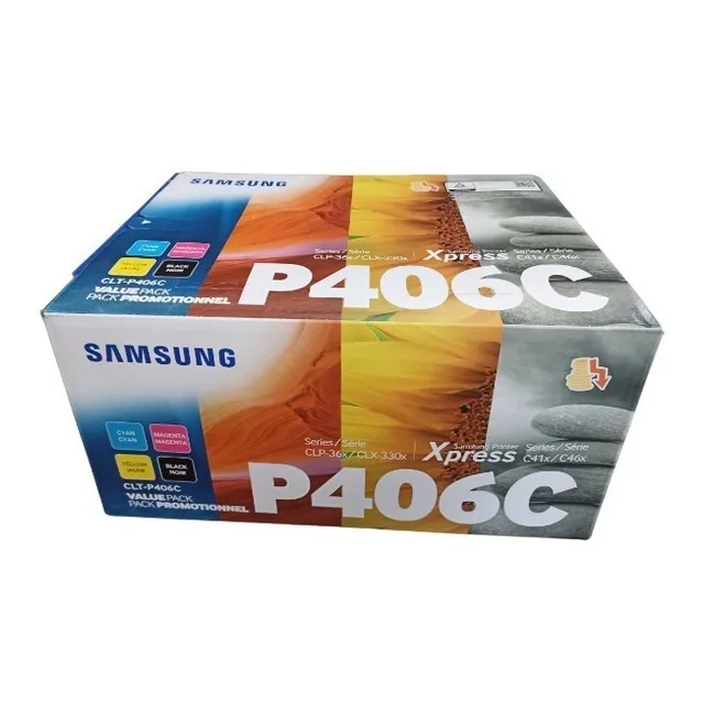 Kit De Toner Samsung P406c Original Facturado Para Clp-36x