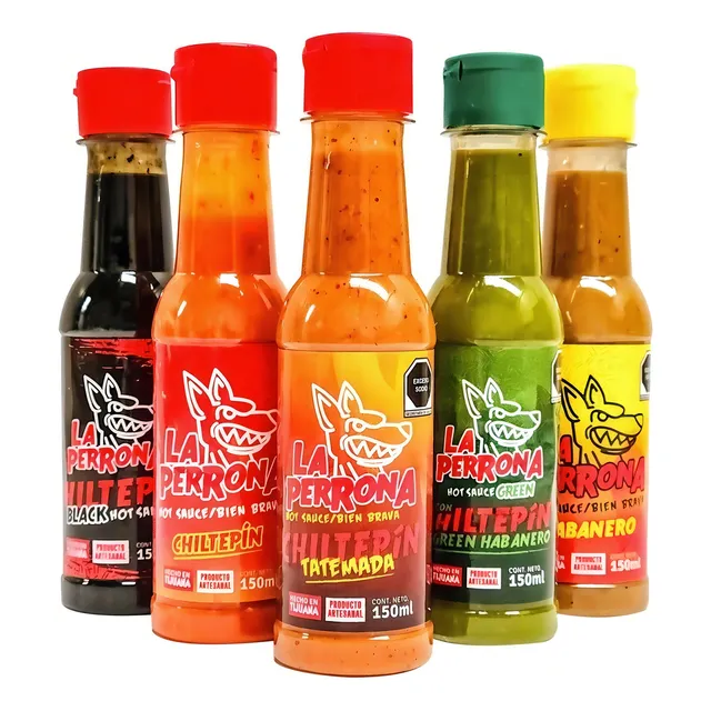 Five Pack Salsa La Perrona Surtido 150ml C/u