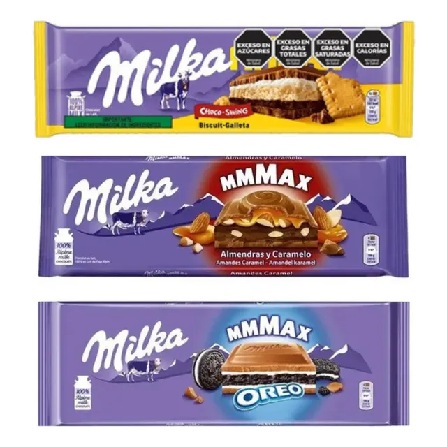 Combo Chocolate Milka Mmmax X 3 Unidades
