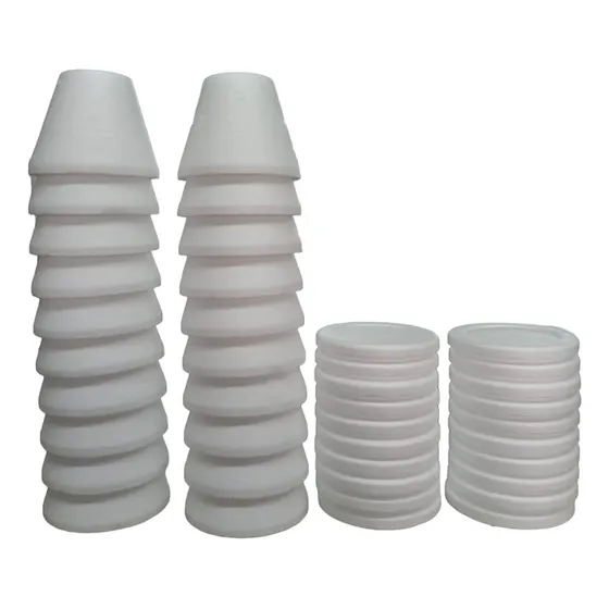 Pack X20 Pote Térmico Helado 1/4 Kg Telgopor Tapa