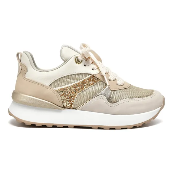 Tênis Feminino Sneaker Via Marte Jogging Maxi Glitter 12205
