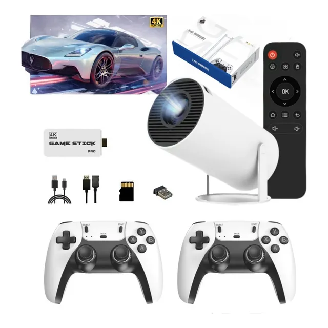 M15-4k 20.000 Modelos Consola De Juegos Retro Con Proyector 