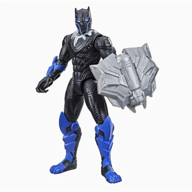 Figura De Acción Black Panther Conaccesorio De Batalla 15cm