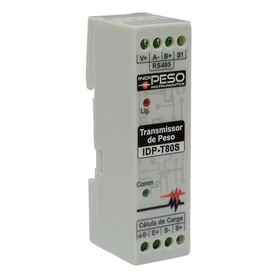 Transmissor De Peso Célula De Carga 12/24v Rs485 + Analógica