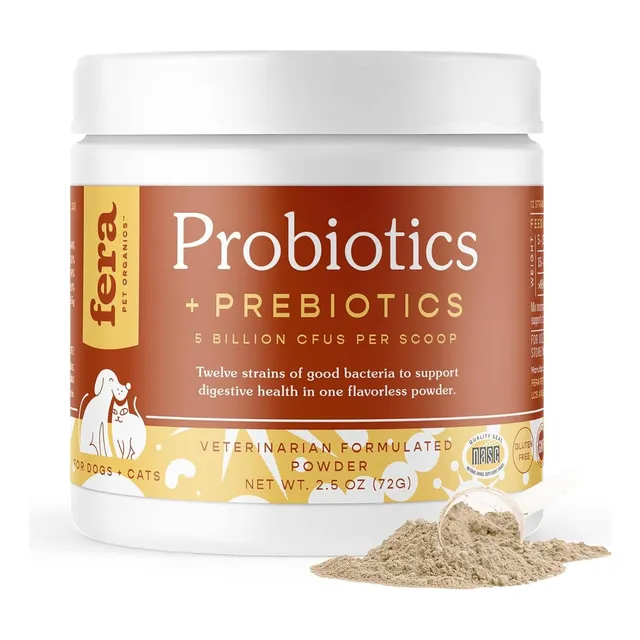 Probióticos Para Mascotas Fera Pet Organics 72 G