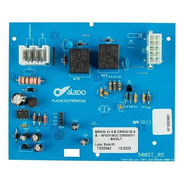 Placa Geladeira Brastemp Brm35 Brm41 Crm35 Crm38 326059370