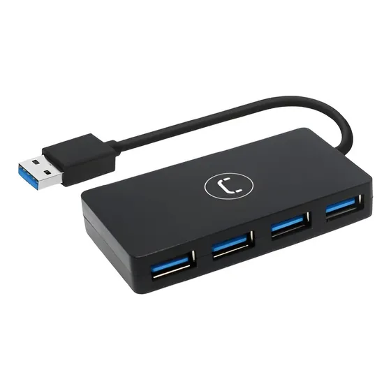 Hub Mini Unno Tekno 4 Puertos Usb 3.0 Hb1011bk