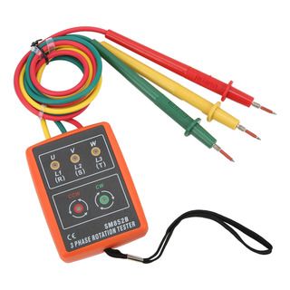 Medidor De Rotação Digital Trifásico Sm852b Tester Portátil Medidor De Rotação Digital Trifásico Sm852b Tester Portátil
