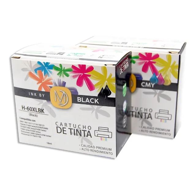Combo X2 Cartucho Alternativo 60xl F4280 F4480 D1660 D110